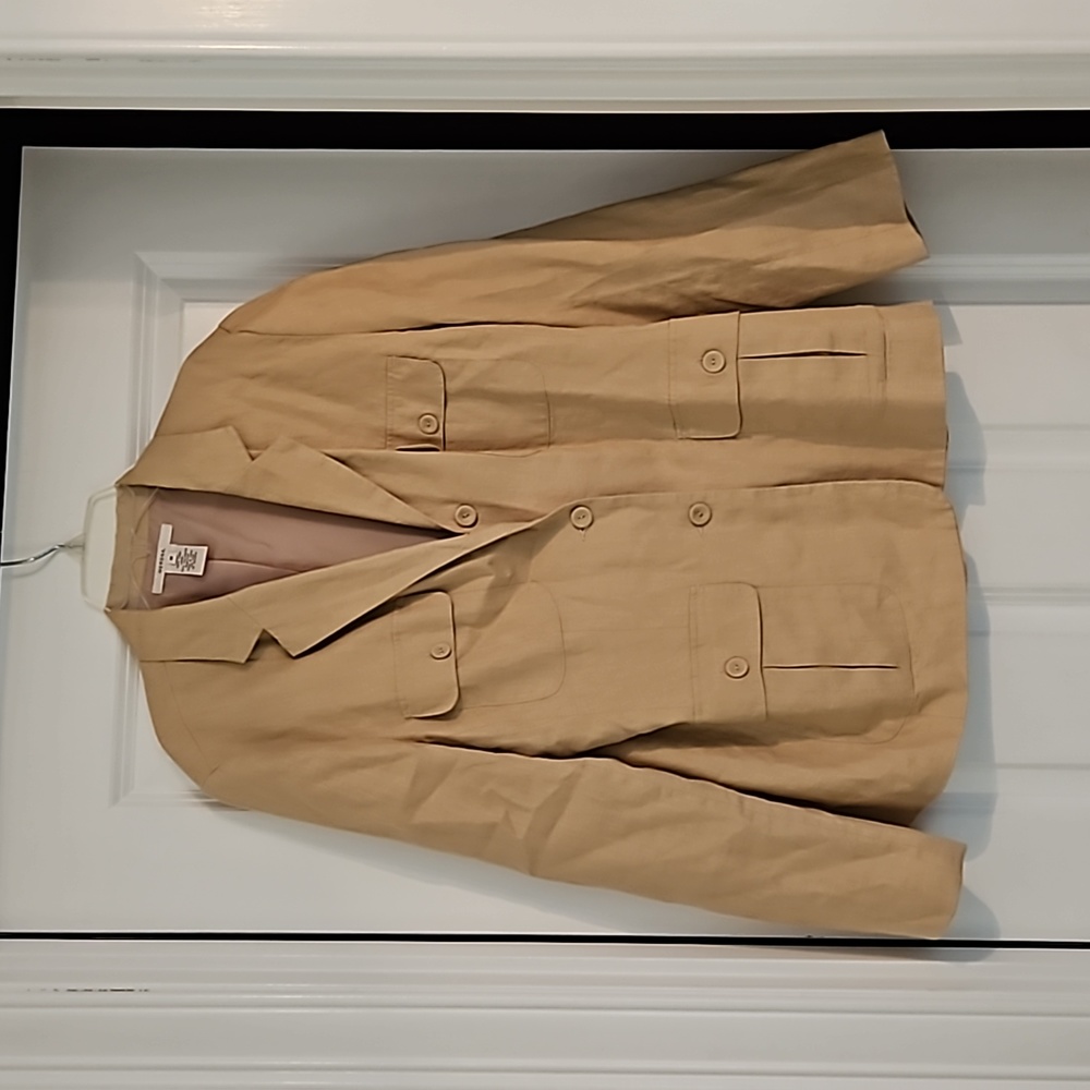 Merona linen women's suit jacket